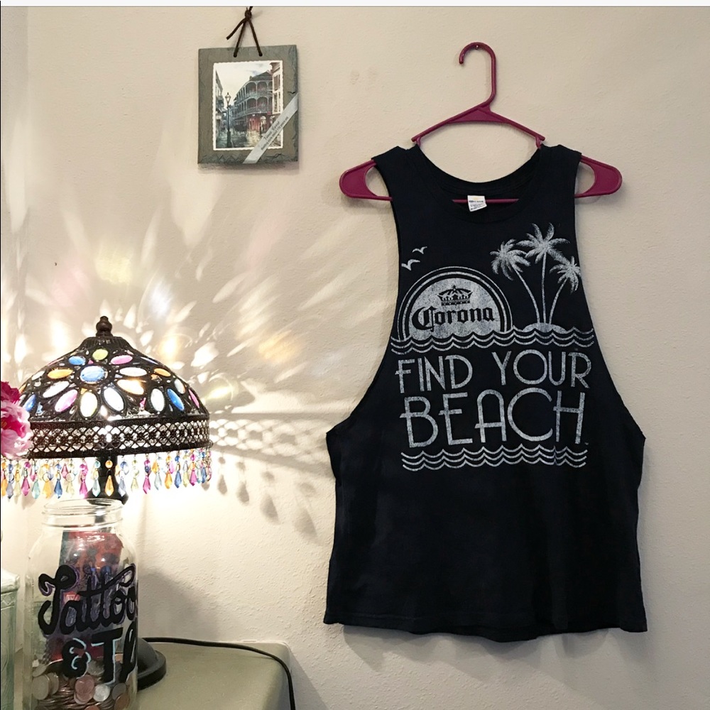 Corona “Find Your Beach” Muscle Tank Top